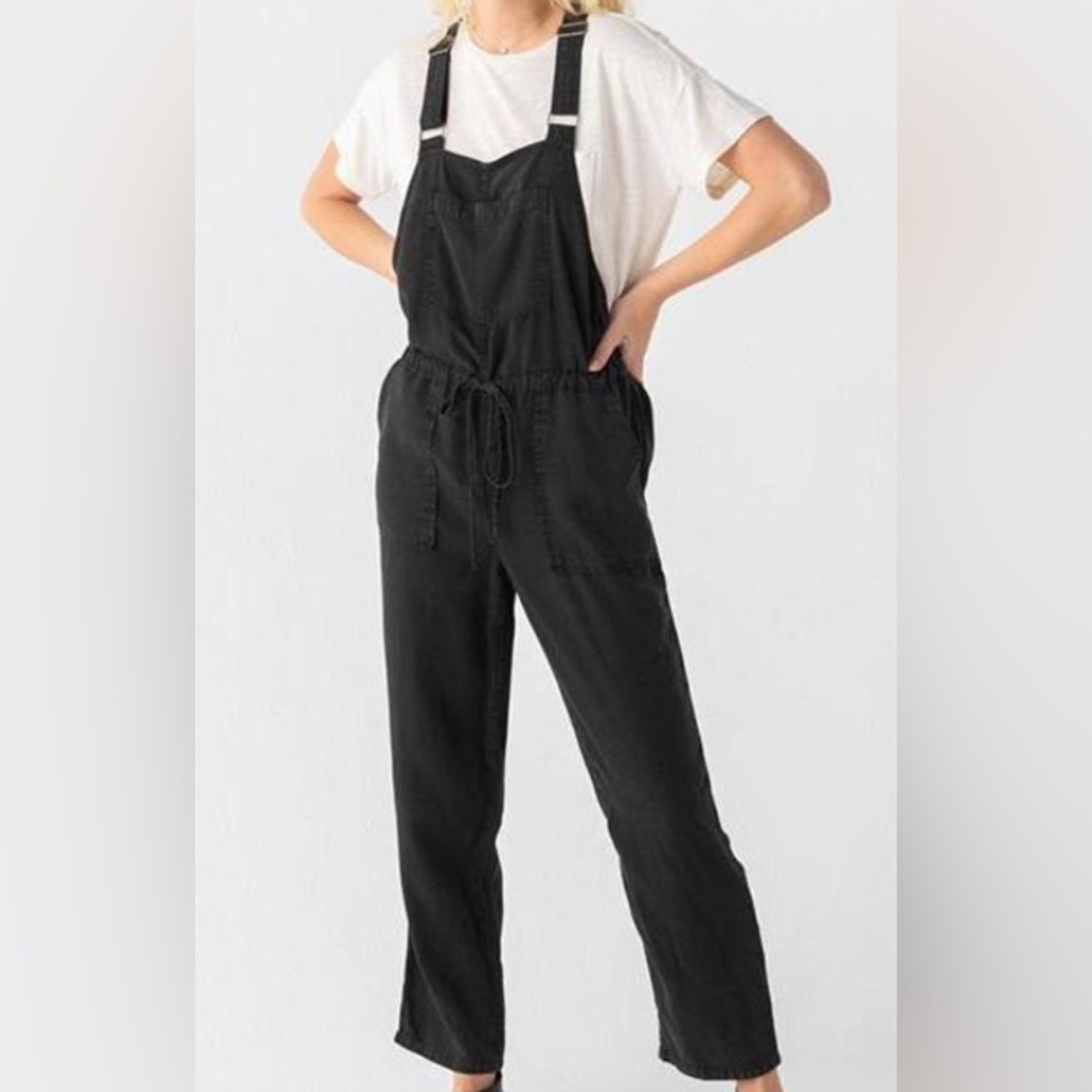 Vintage black Thread + Supply lg Overalls